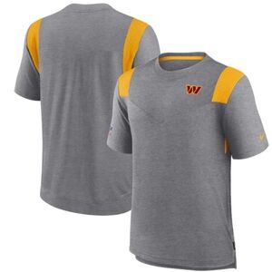 3XL Men's Washington Commanders Nike Charcoal Sideline Tonal Logo Performance